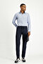 Long Sleeve Slim Fit Classic Collar Cotton Easy-Iron Patterned Shirt