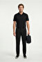 Embroidery Detailed Polo Collar Cotton T-Shirt - Regular Fit - 5