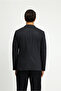 4 Drop Relaxed Fit Comfortable Cut Striped Knitted Double-Breasted Jacket - 6