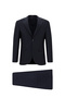 7 Drop Slim Fit Slim Fit Striped Wool Piece Suit