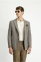 Slim Fit Woolen Dobby Suit - 5