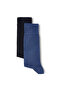 Set of 2 Patterned Bamboo Blended Thin Socks - 3