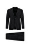 6 Drop Regular Fit Standard Cut Patterned Wool Piece Suit