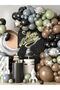 Other As the picture 117Pcs Space Series Themed Balloon Arch Kit, Sage Green Gray Brown Metallic Sil - 7