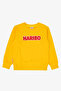 3-10 Years Licensed Haribo Unisex Children's Sweat -Yellow-