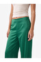 High Waist Wide Leg Palazzo Satin Trousers - 5