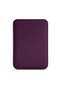 Lunex Premium Suede Magsafe Card Holder Burgundy Wine iPhone 17 Air - 2