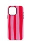 iPhone 15 Pro Max Vorian Dual Layer Case Raspberry Bold Stripe - 4