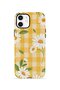 iPhone 12 Vorian Double Layer Case Daisy Picnic Gingham