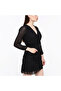 Women's Draped Tulle Dress - 3