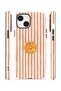 iPhone 14 Plus Vorian Double Layer Case Orange Slice Stripe - 2