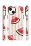 iPhone 13 Vorian Double Layer Case Watermelon Blush Stripe - 2