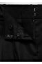 Linen Shorts with Belt Bow - 7