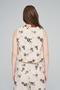 Women's Ethnic Floral Embroidered and Sequin Embellished Crop Vest - 5