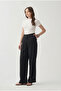 Black-iron mark detail palazzo pants