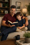 Men's Polo V-Neck Patterned Knitwear T-Shirt - 3