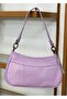Aa Quality Genuine Leather Women's Luxury Lilac Hand and Shoulder Bag - 2