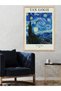 Vincent Van Gogh Starry Night One Piece Wooden Framed Painting - 4
