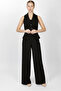 Jacket Collar Vest Set 1532522-Black - 1532522 - 2