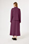 6405 - Stylish Comfortable Interlock Knit Modal Fabric Loose Women's Skirt Set - 4