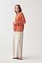 Tile-Buttoned Oversize Jacket - 4
