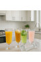 Coffee Side Presentation Cups Set of 6 |   60 ml Stylish Espresso & Water Glass - 4