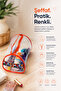Transparent Makeup Bag Waterproof Cosmetic Bag with Hand Grip Large Size Travel Beach Pool Organizer - 2