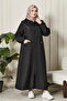 Women's Plus Size Hooded Zipper Long Coat - 6