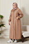 Women's Plus Size Hooded Zipper Long Coat - 5