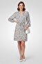 Women Floral Print Midi Dress, Multicolor