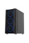 Frisby Fc-9405G 650W 80+ 4X120Mm Dual Ring Rgb Fan USB 3.0 Midi Tower Black Case - 2