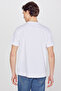 100% Cotton Regular Fit Regular Cut Crew Neck Logo Detailed T-Shirt - 5