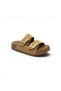 U Buckle Double-Strapped Women's Slippers - High-Sole and Anatomical Daily Slippers + Socks as a Gift - 2