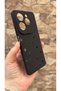 Infinix Hot 40 Compatible Mini Black Star Patterned Silicone Shock Absorbing Classic Protected Rubber Case - 3