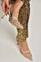 Y752076315 Beige Mesh Bead Embroidered Thin Heeled Women's Shoes - 2