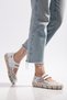 Genuine Leather Soft Sole Women's White Casual Shoes - 2