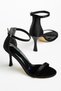 Single Strap Detailed High Heeled Evening Dress Women's Shoes