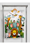 Boys' Hooded Sea Poncho Jungle Animal Patterned Beach Towel - 2