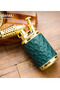 Single Jet Blue Flame Cigar Lighter, Metal Windproof Torch Lighter with Punch (Green) - 2