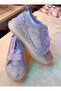 Elegant Lace-Up Crystal Stone Mesh Comfortable Sole Bridal Shoes - 2