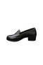 Genuine Leather Women's Shoes Short Heeled Orthopedic Comfortable Daily Stylish Mother's Shoes Inner and Outer Leather Poly Sole - 3