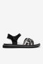 Children's Unisex Black Children's Cross-Tied Sandals - 4