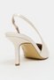 Parla Sedef Patent Leather Belt Detail Pointed Toe Women's Heeled Shoes - 8