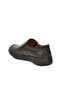 Black Genuine Leather Men's Casual Shoes - 4