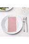 100 Double Layer Waiter's Folded Napkins (33X33 cm) - Green, Yellow, Pink - 4