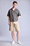 100% Cotton Boxy Fit Apaş Collar Short Sleeve Shirt G4138Ax26Sm - 2