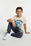Smoked Boys' Shark Print T-Shirt and Sweatpants 2-Piece Set 23906 - 4