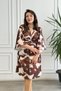 Pre-Tied Satin Dress - 7