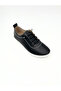 Black Elastic Laced Orthopedic Daily Mother Light Sole Laser Perforated Shoes Vdz03041 - 8