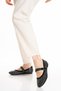 Women's Flat Sole Casual Stone Patterned Comfortable Ballerinas - 4